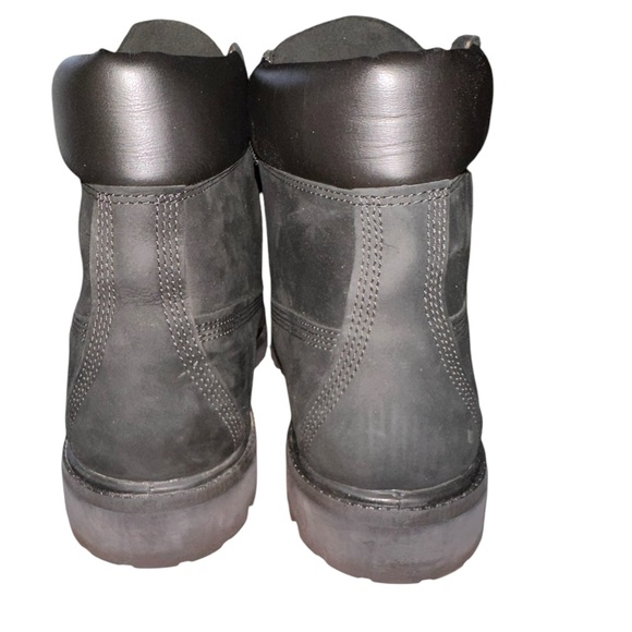 EUC Men's Timberland® Premium 6-Inch Waterproof Boot/ US 12 (black nubuck) - Picture 9 of 12